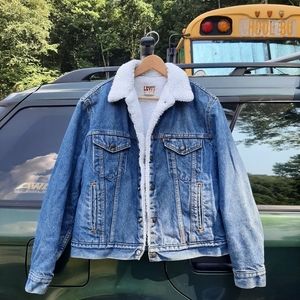 Levi's Denim Sherpa Jacket